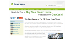 Desktop Screenshot of homeloan.com