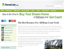 Tablet Screenshot of homeloan.com